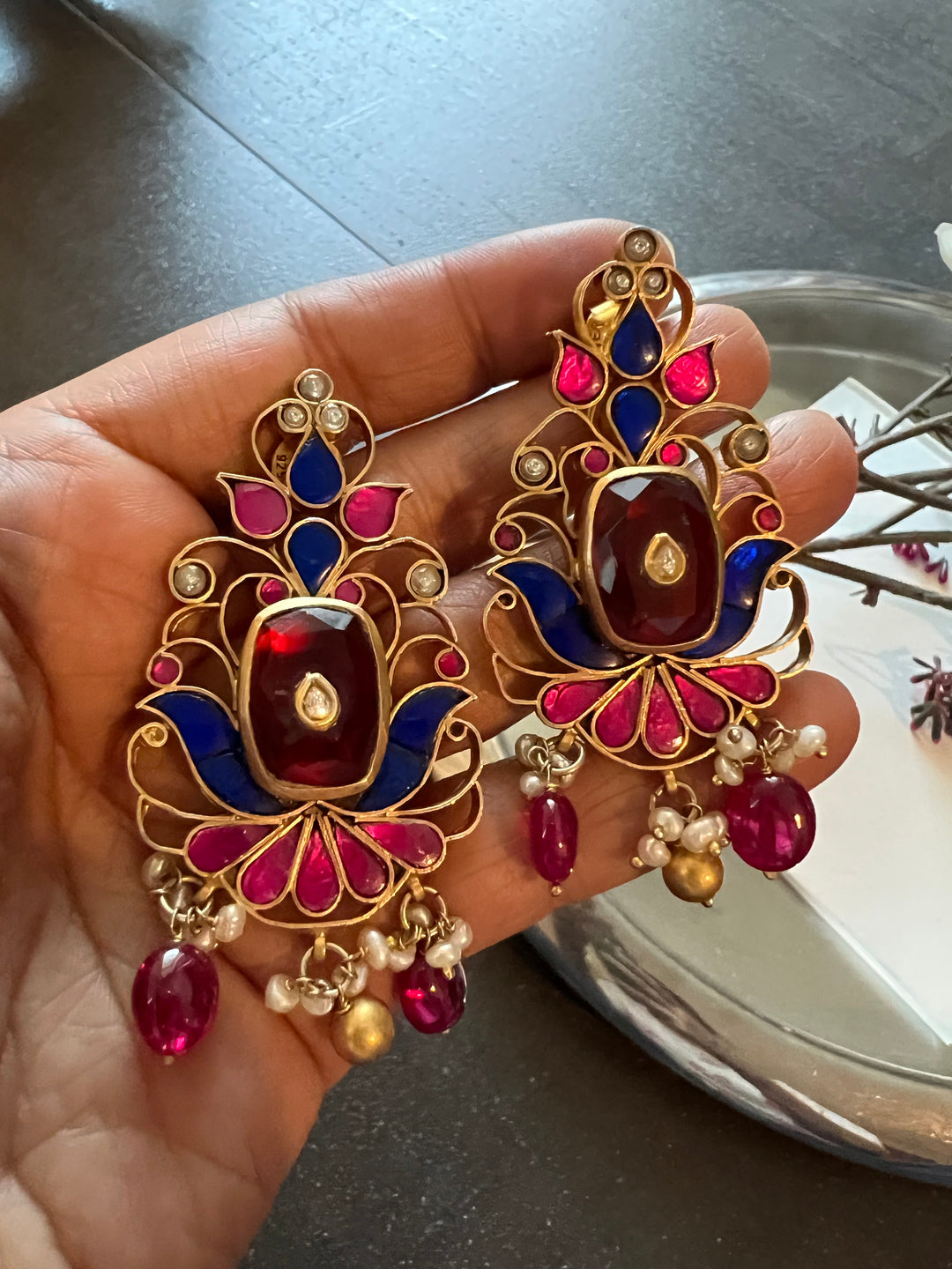 Designer  Pure Silver Earrings