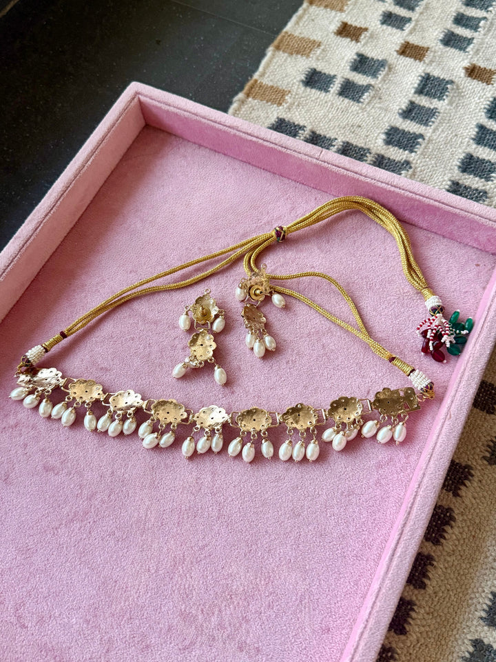 Statement Necklace Set | 18k Gold Plated | Turquoise
