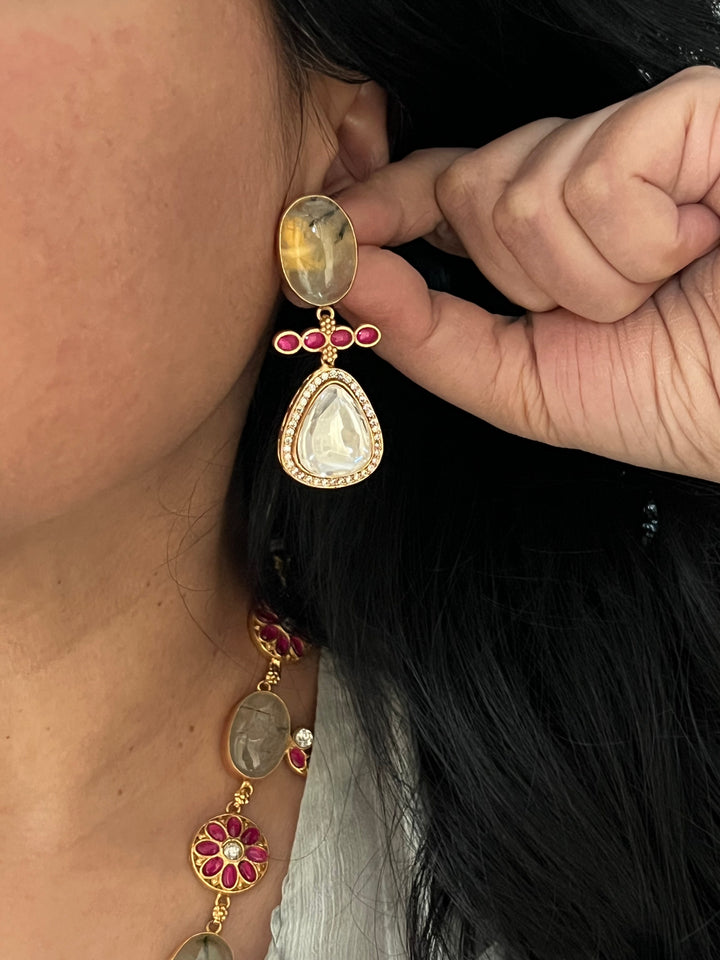 Elegant Kempu Necklace Set - Unmatched Quality and Style