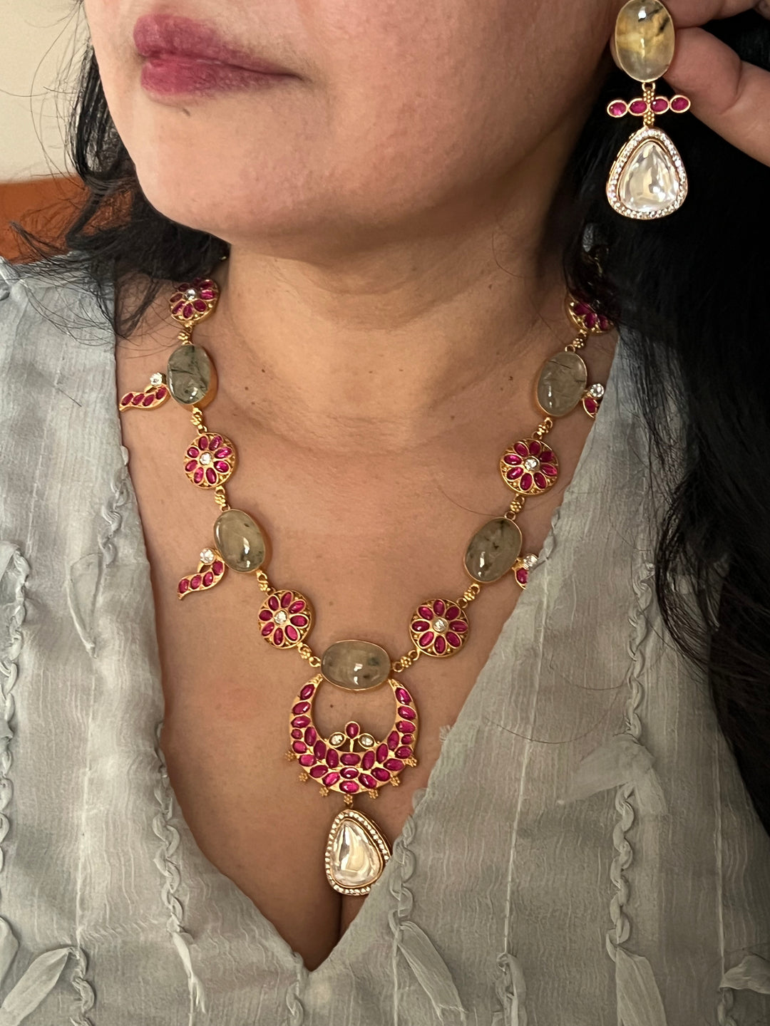 Elegant Kempu Necklace Set - Unmatched Quality and Style