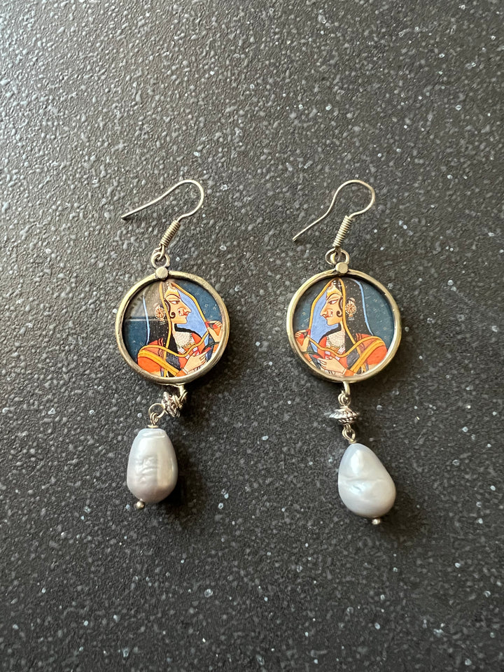 Baroque Pearl Drop Earrings