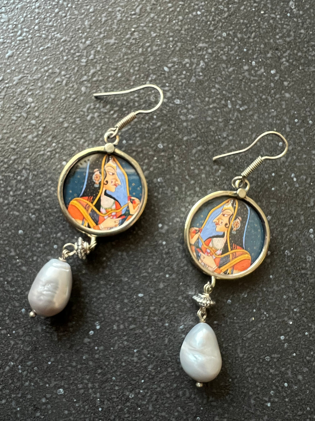 Baroque Pearl Drop Earrings