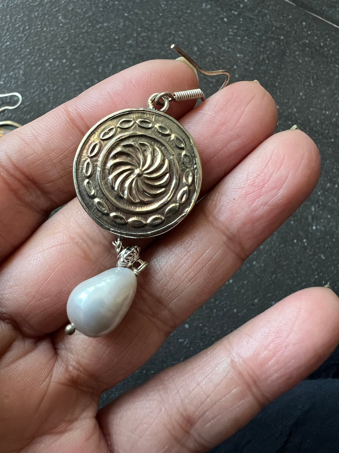 Baroque Pearl Drop Earrings