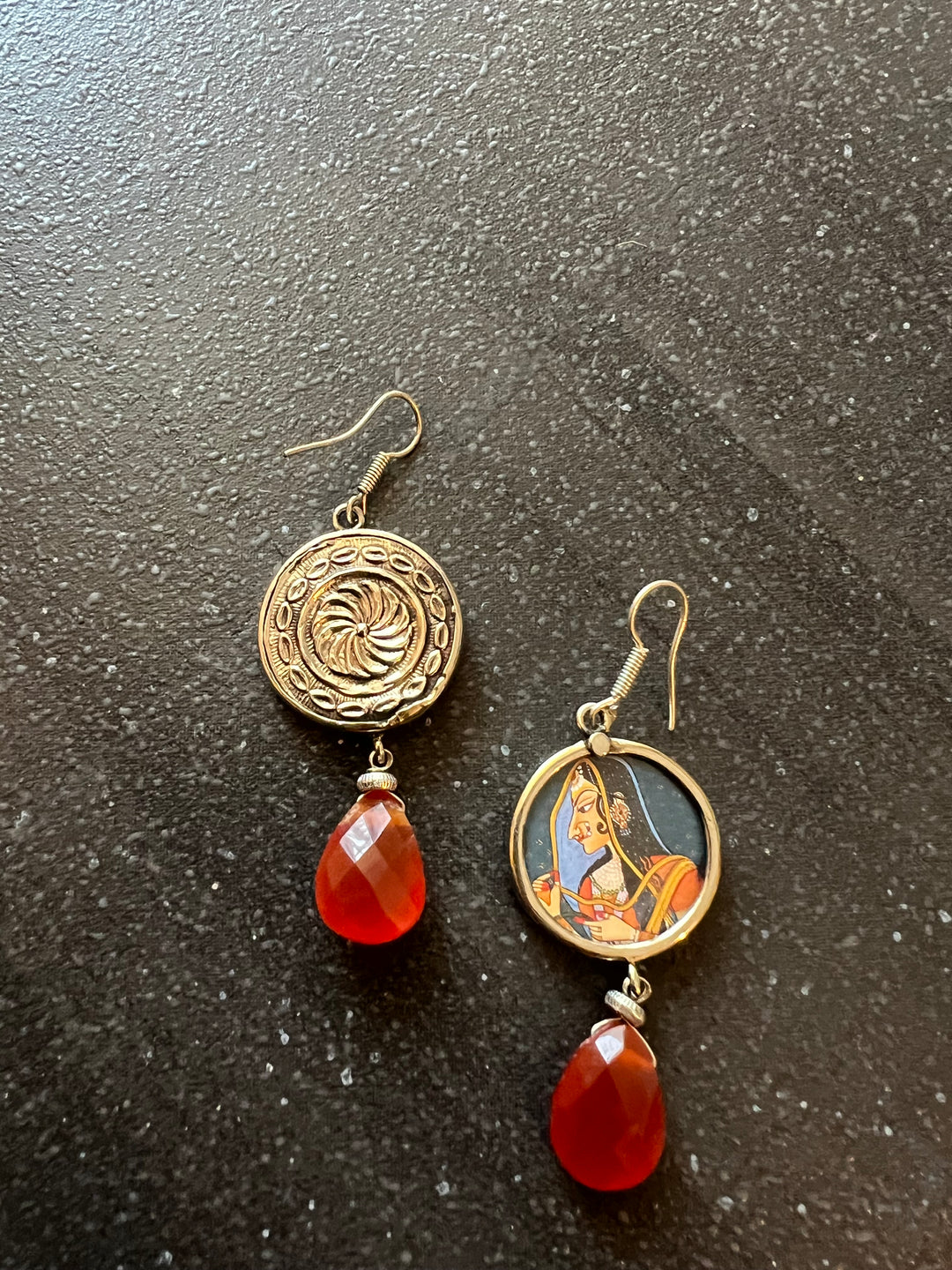 Carnelian Drop Earrings