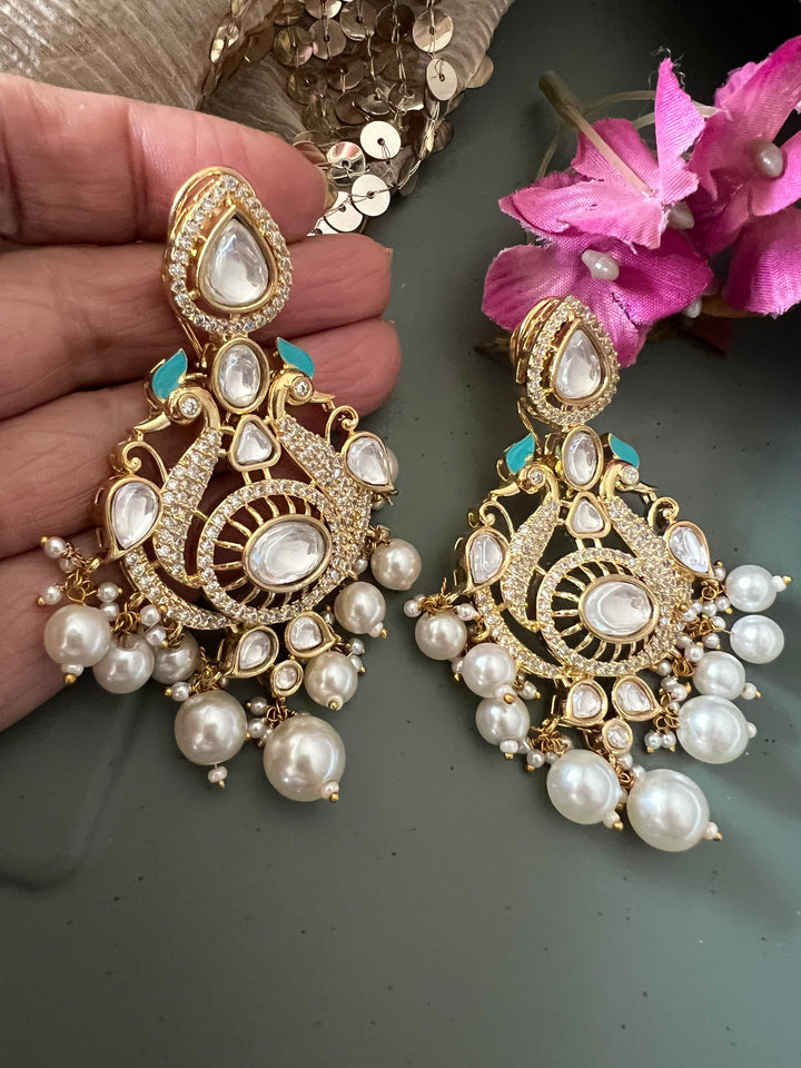 Victorian Twin Peacock Earrings - Premium Quality, Exquisite Craftsmanship