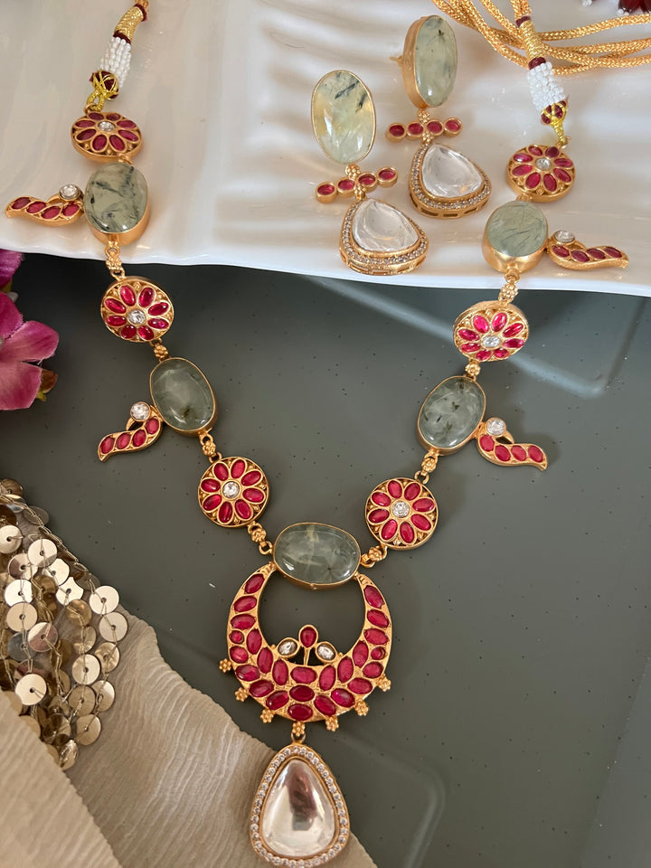 Elegant Kempu Necklace Set - Unmatched Quality and Style