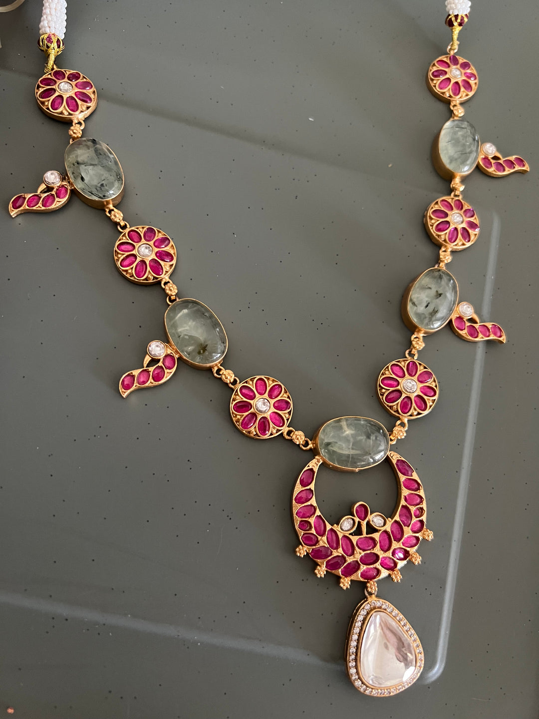 Elegant Kempu Necklace Set - Unmatched Quality and Style