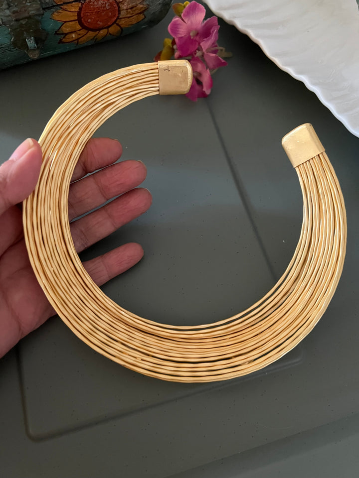 Artisan Crafted: Premium Designer Hasli Necklace