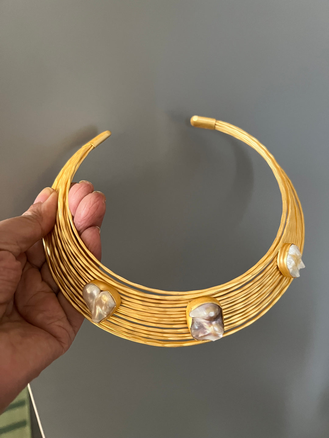 Artisan Crafted: Premium Designer Hasli Necklace