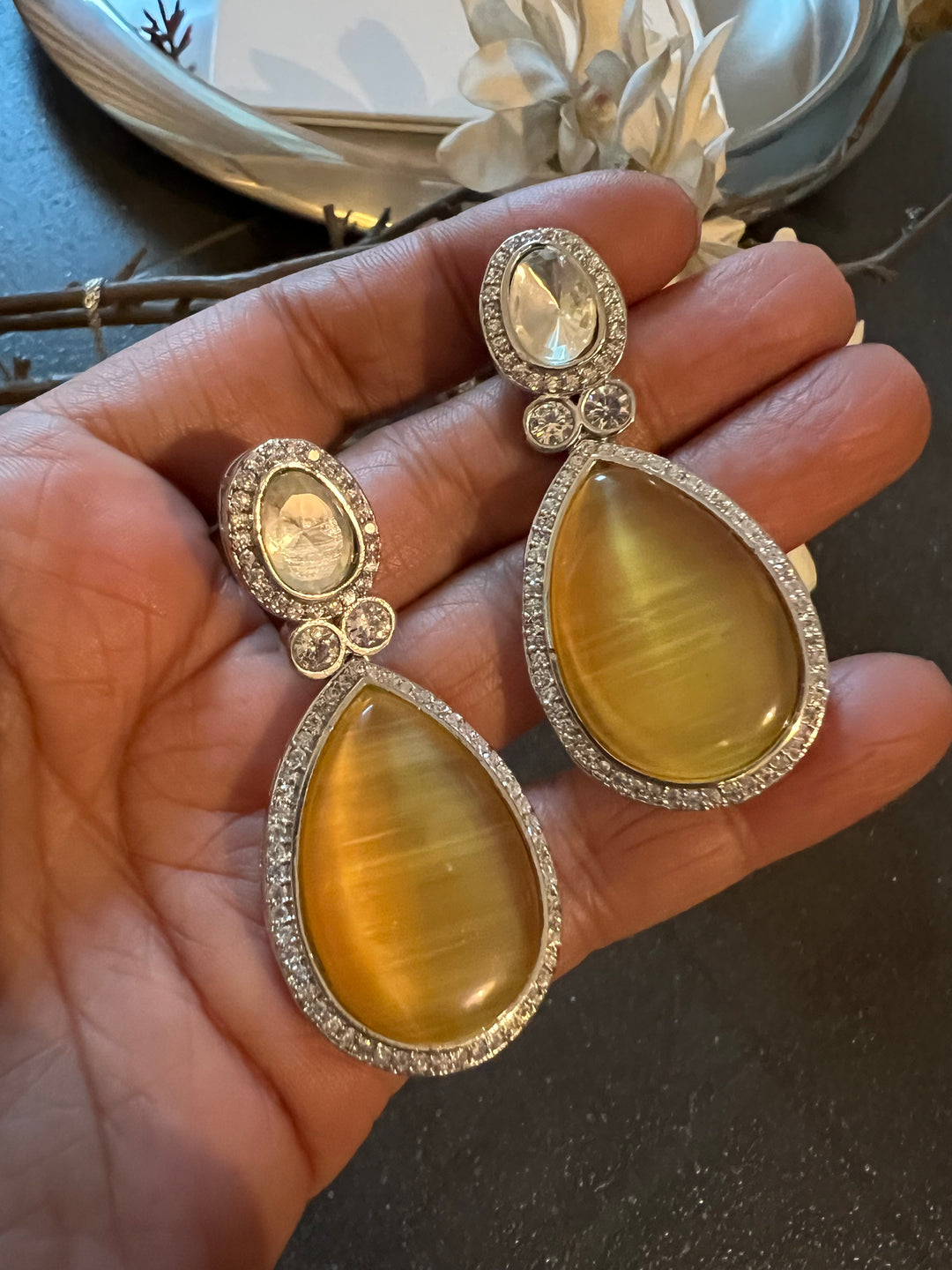 Victorian Kundan Necklace with Earrings