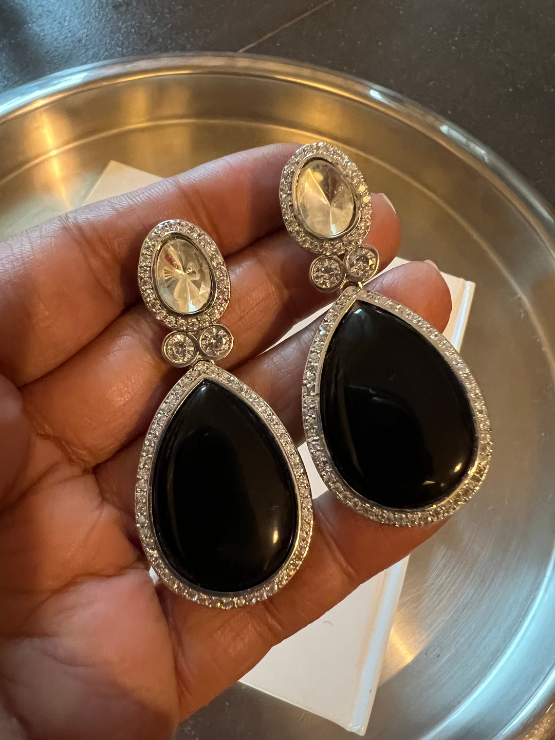 Victorian Kundan Necklace with Earrings