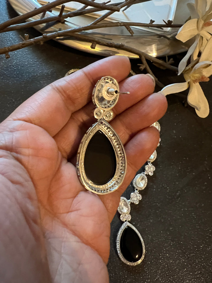 Victorian Kundan Necklace with Earrings