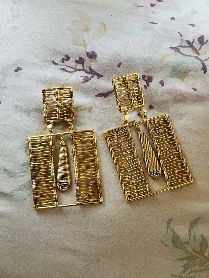 Handmade Statement Wired Earrings