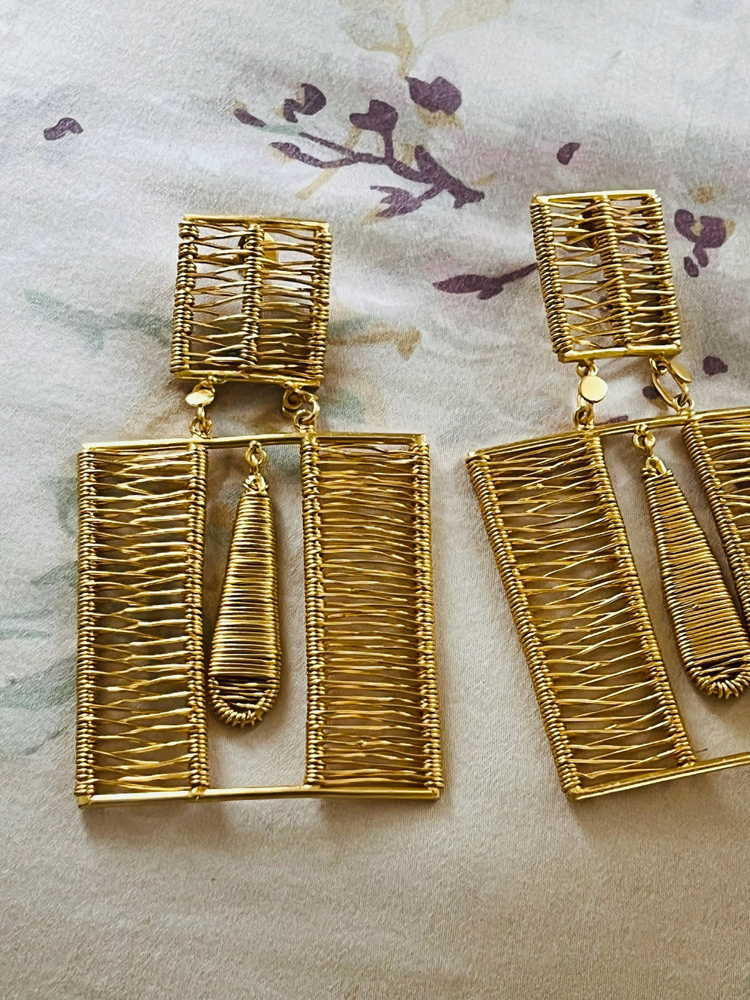 Handmade Statement Wired Earrings