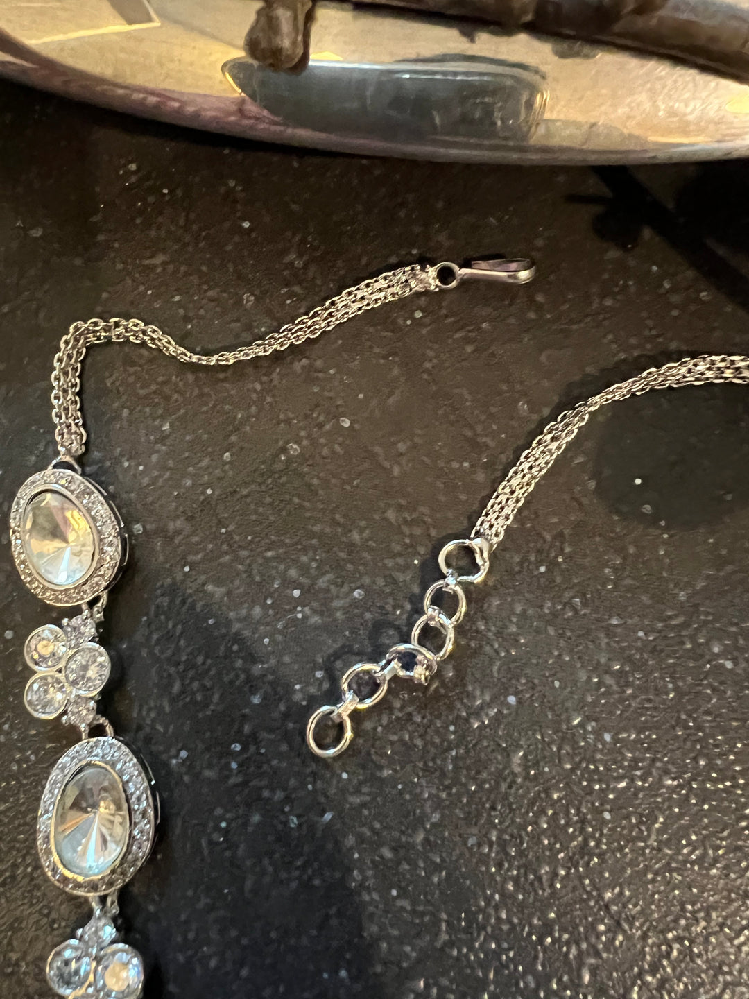 Victorian Kundan Necklace with Earrings