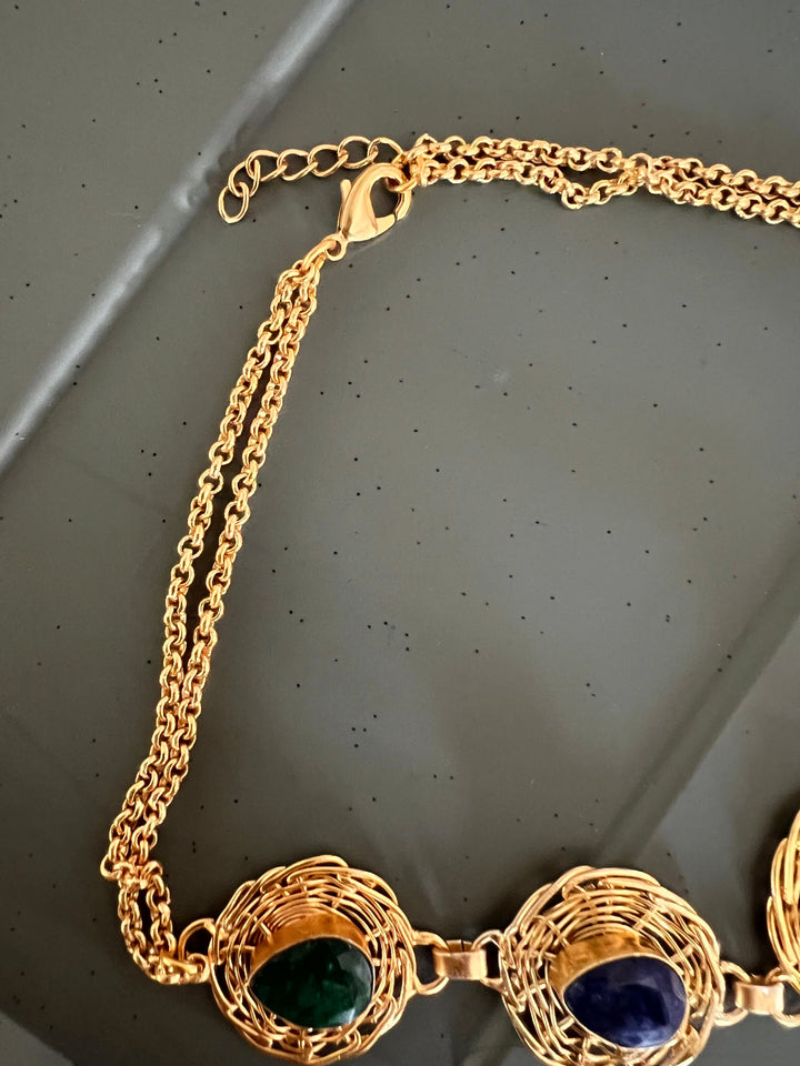 Statement Sapphire Necklace