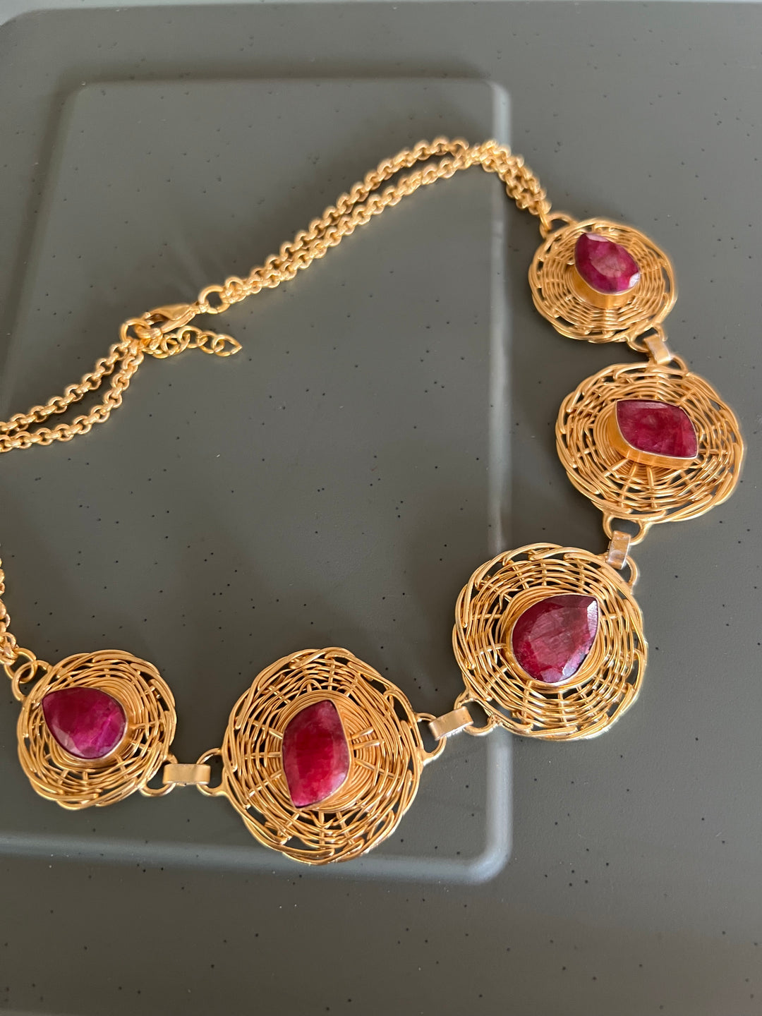 Statement Sapphire Necklace