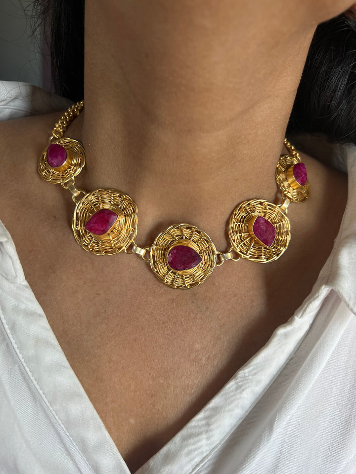 Statement Sapphire Necklace