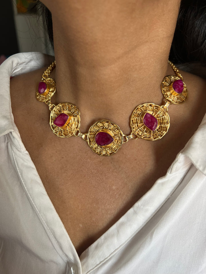 Statement Sapphire Necklace