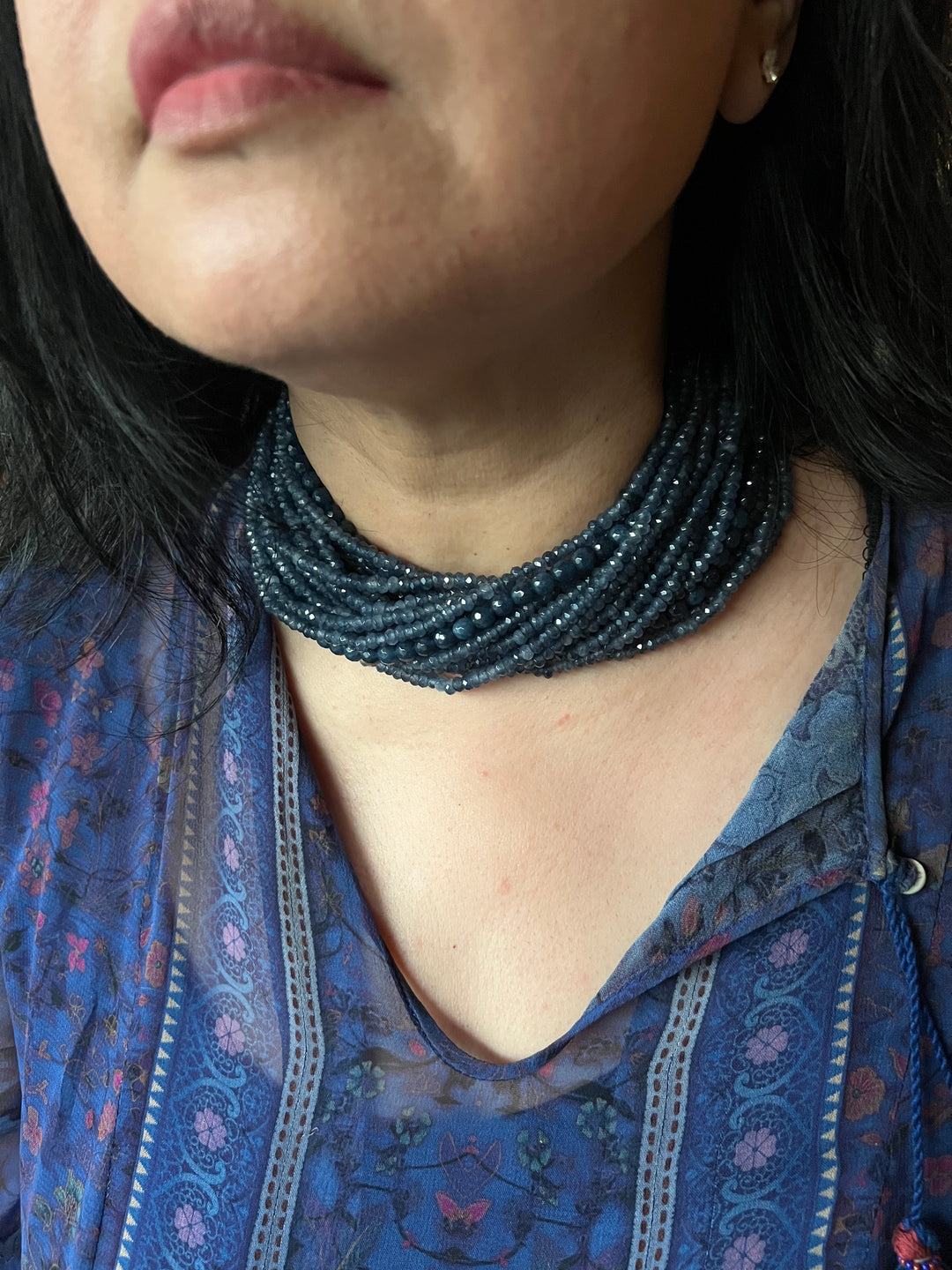 Unique Elegance: One-of-a-Kind Beads Choker Necklace (Premium Quality)