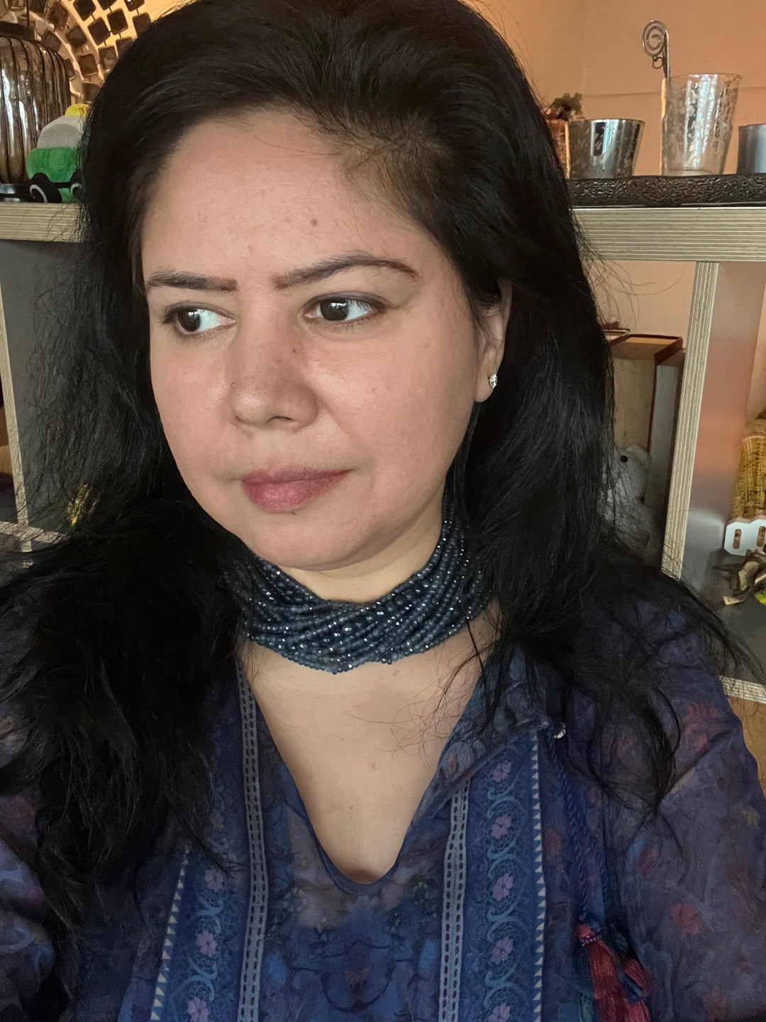 Unique Elegance: One-of-a-Kind Beads Choker Necklace (Premium Quality)