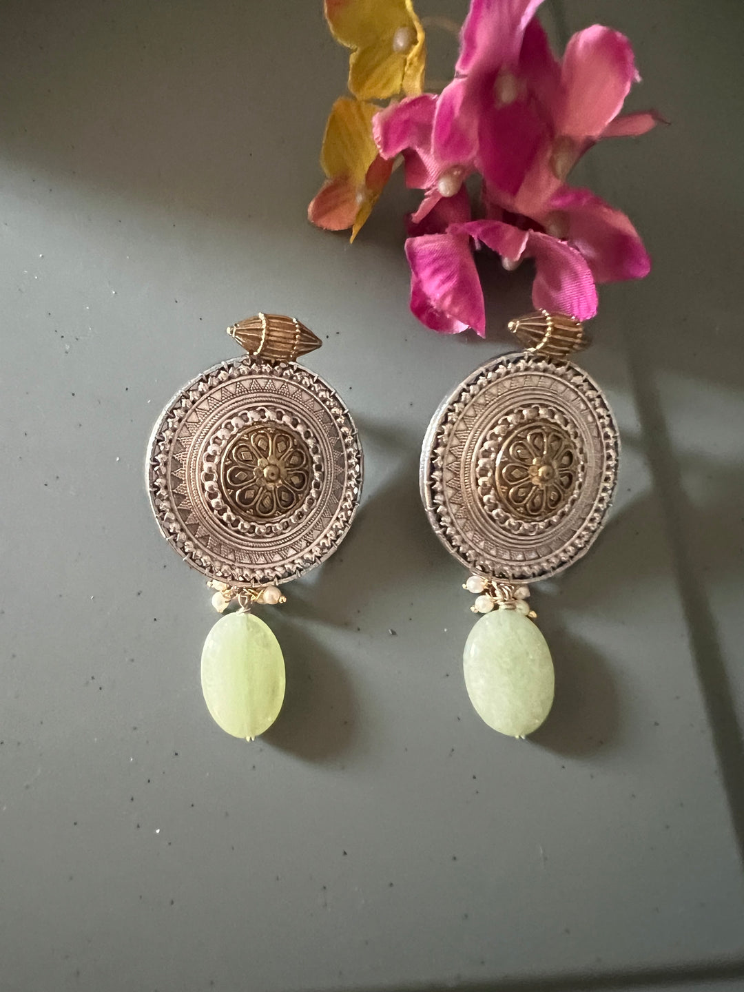 Vintage Jade Drop Earrings - Premium Quality, Exquisite Craftsmanship