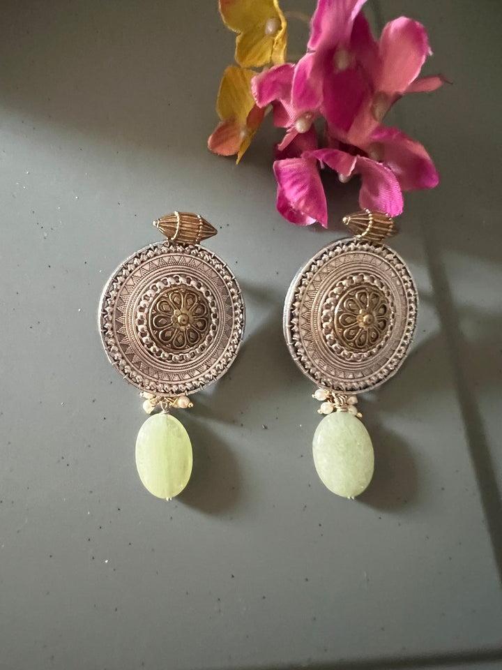 Vintage Jade Drop Earrings - Premium Quality, Exquisite Craftsmanship