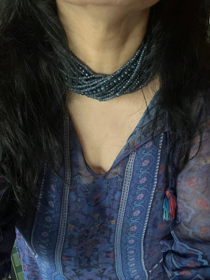 Unique Elegance: One-of-a-Kind Beads Choker Necklace (Premium Quality)