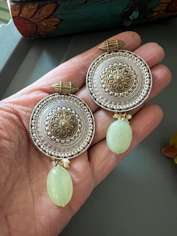Vintage Jade Drop Earrings - Premium Quality, Exquisite Craftsmanship