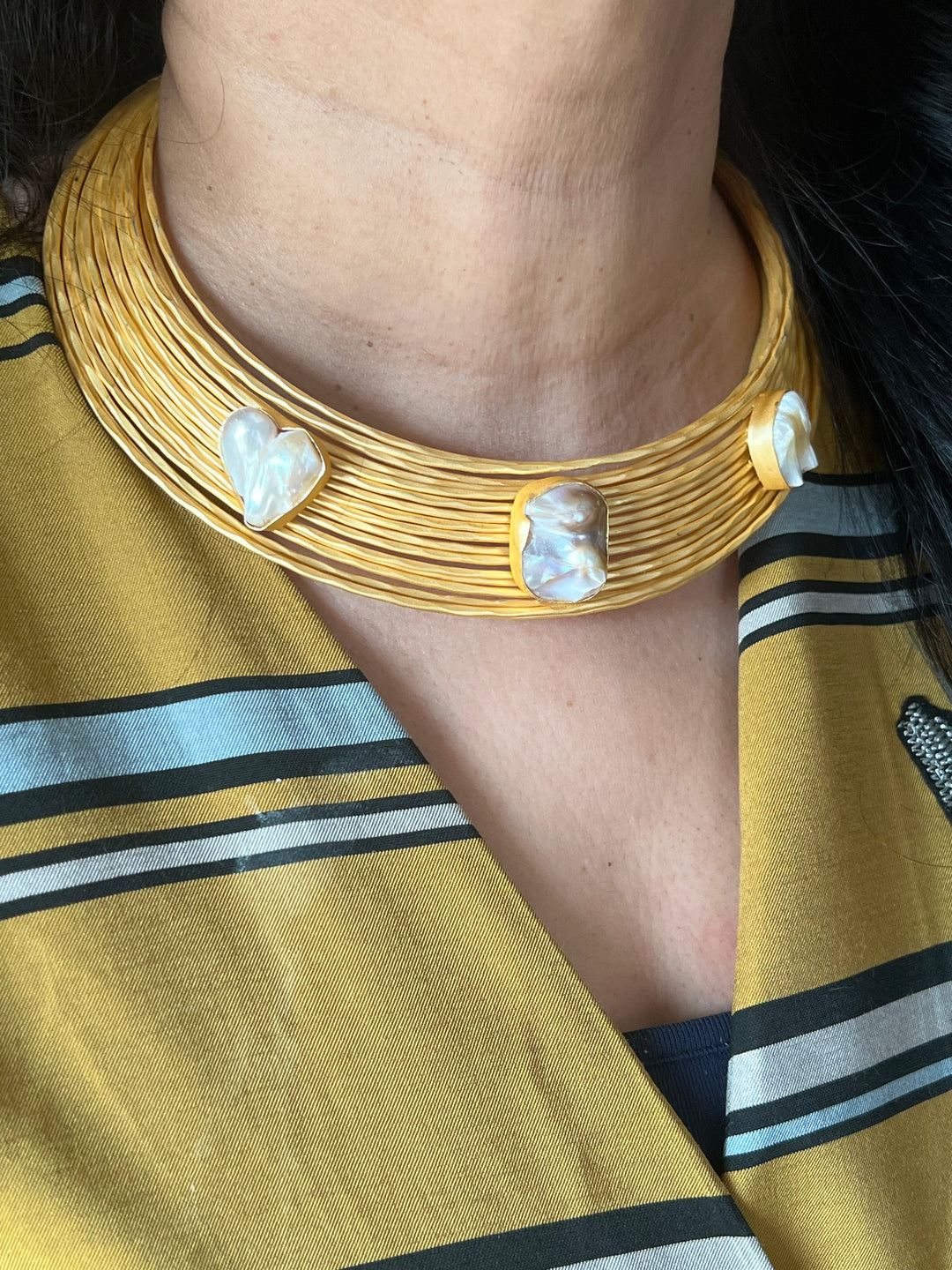 Artisan Crafted: Premium Designer Hasli Necklace