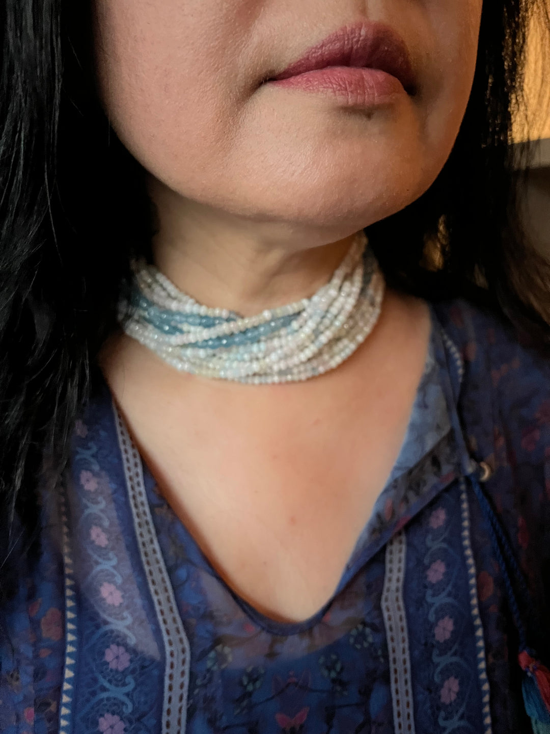 Unique Elegance: One-of-a-Kind Beads Choker Necklace (Premium Quality)