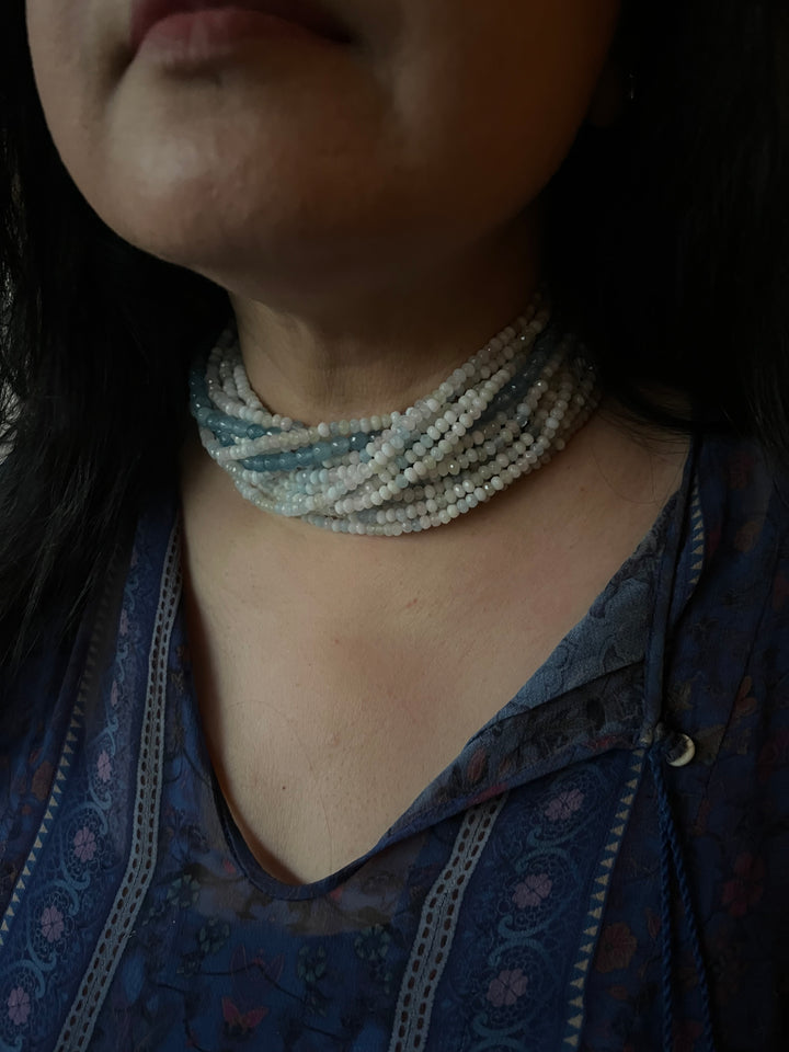 Unique Elegance: One-of-a-Kind Beads Choker Necklace (Premium Quality)