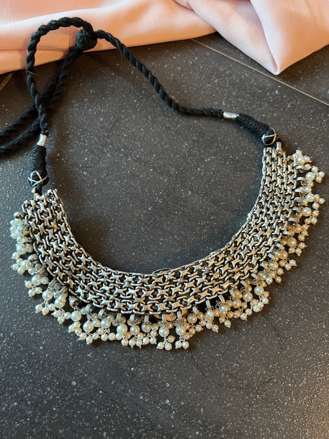Vintage Artistic Necklace with Earrings