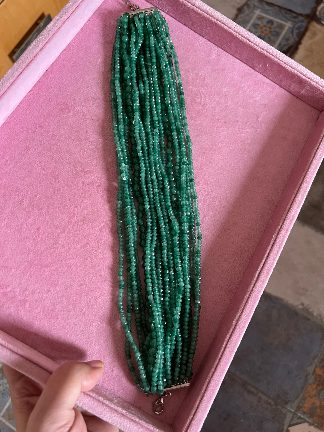 Unique Elegance: One-of-a-Kind Beads Choker Necklace (Premium Quality)