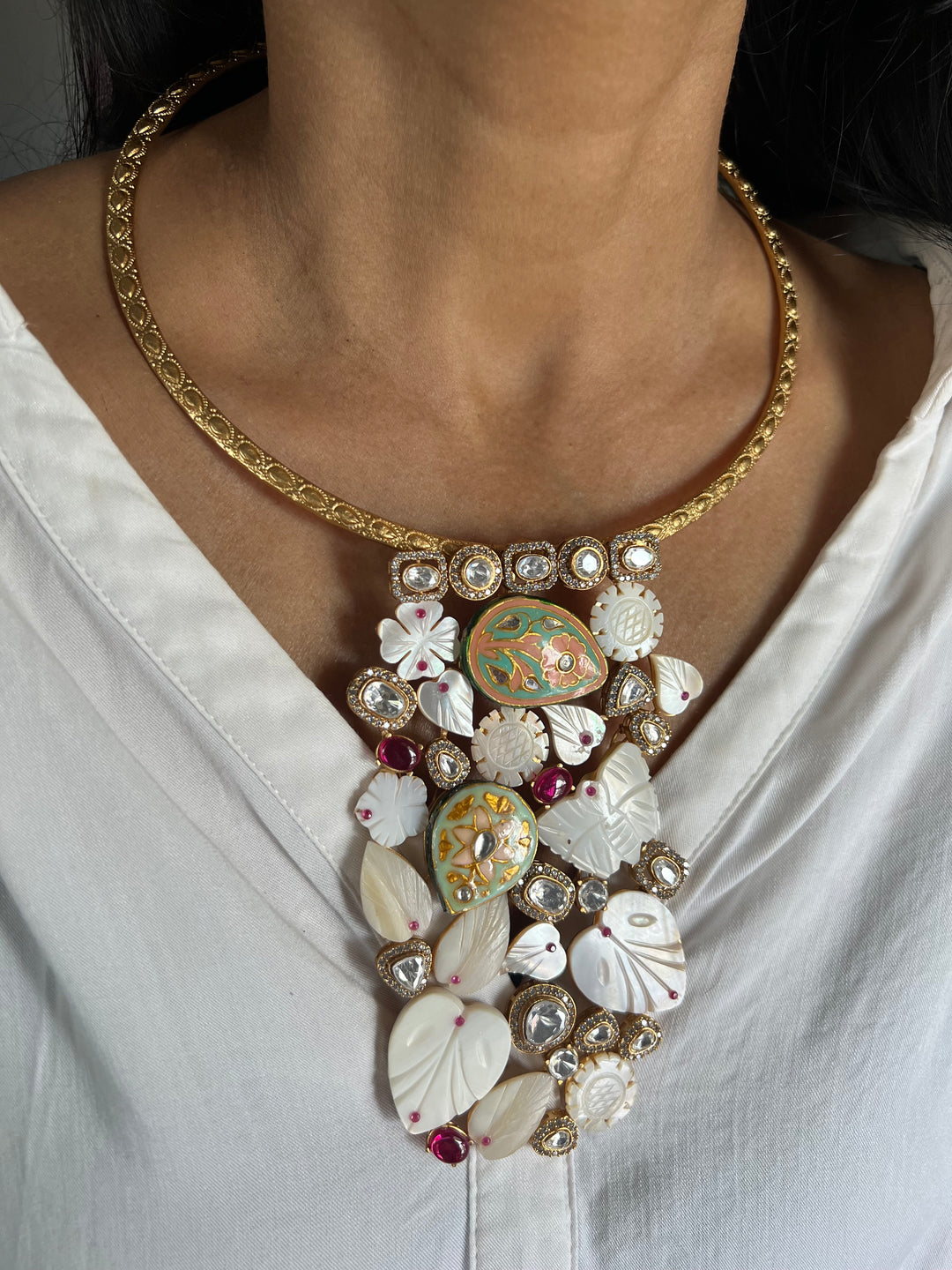 Designer Hasli Necklace Set - Premium Quality, Handcrafted Elegance