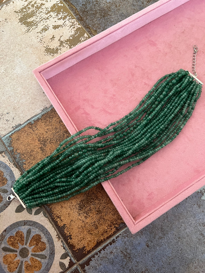 Unique Elegance: One-of-a-Kind Beads Choker Necklace (Premium Quality)