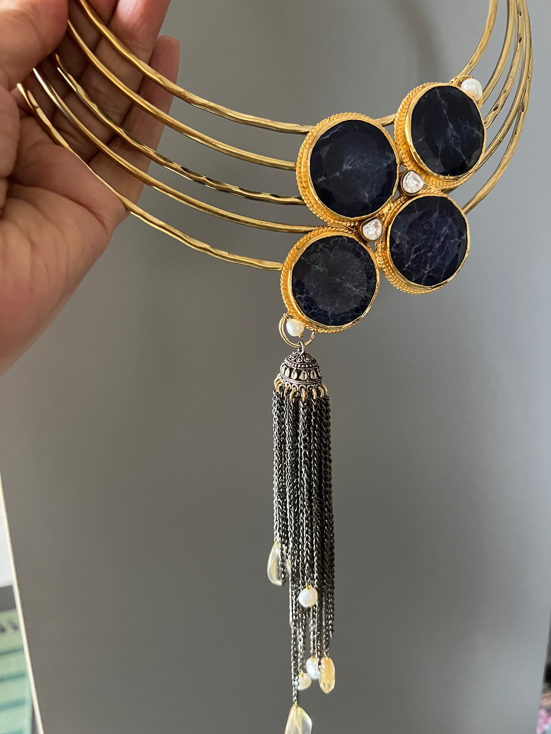 Artisan Crafted: Premium Designer Hasli Necklace