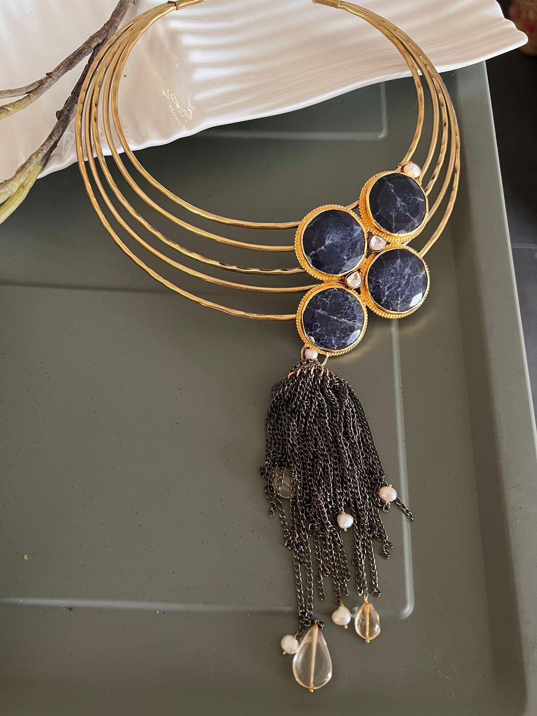 Artisan Crafted: Premium Designer Hasli Necklace