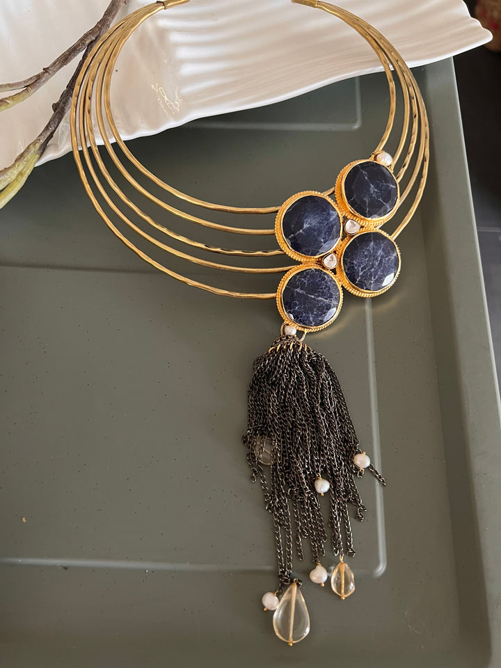 Artisan Crafted: Premium Designer Hasli Necklace