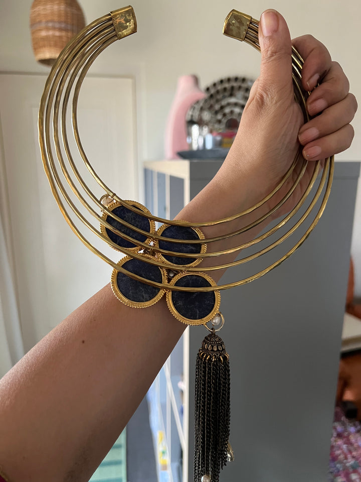 Artisan Crafted: Premium Designer Hasli Necklace