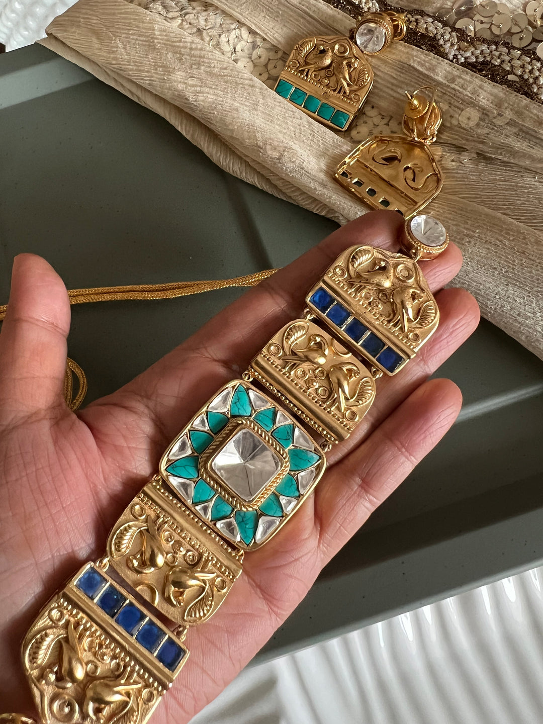 Designer Choker Necklace Set - Premium Quality, Handcrafted Elegance