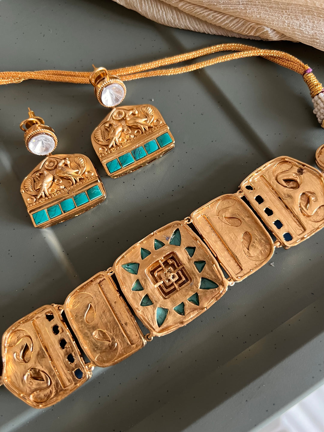 Designer Choker Necklace Set - Premium Quality, Handcrafted Elegance