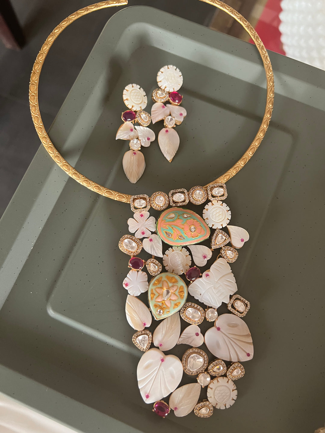 Designer Hasli Necklace Set - Premium Quality, Handcrafted Elegance