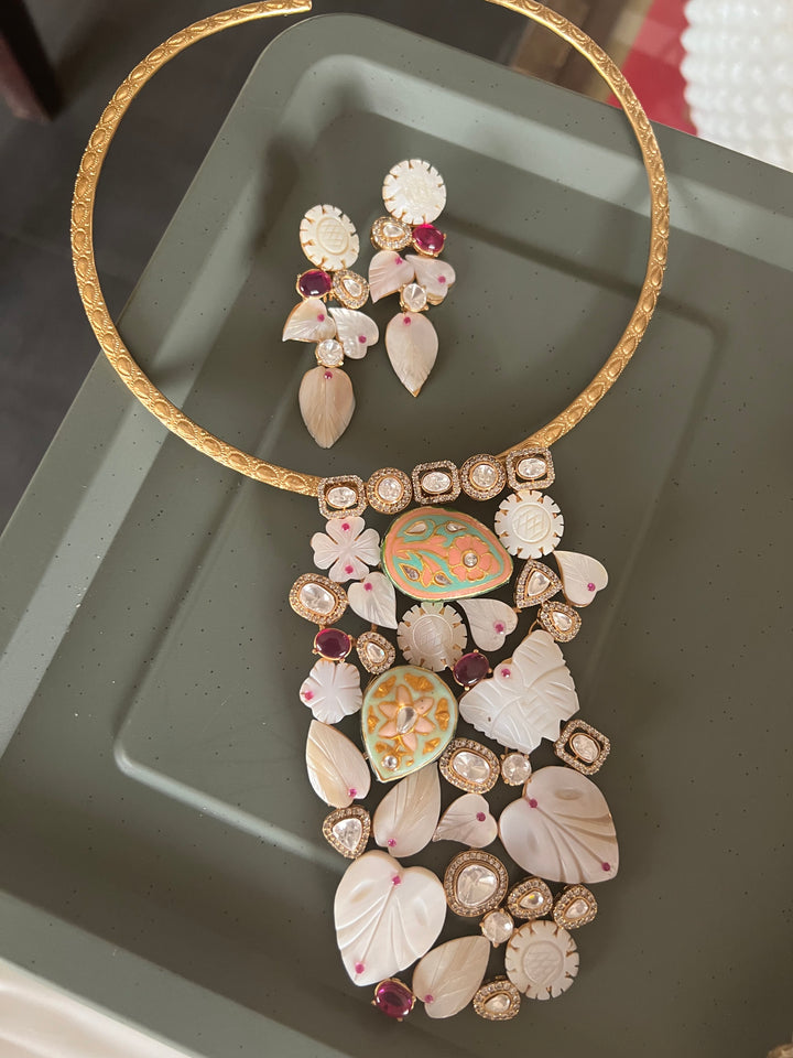 Designer Hasli Necklace Set - Premium Quality, Handcrafted Elegance