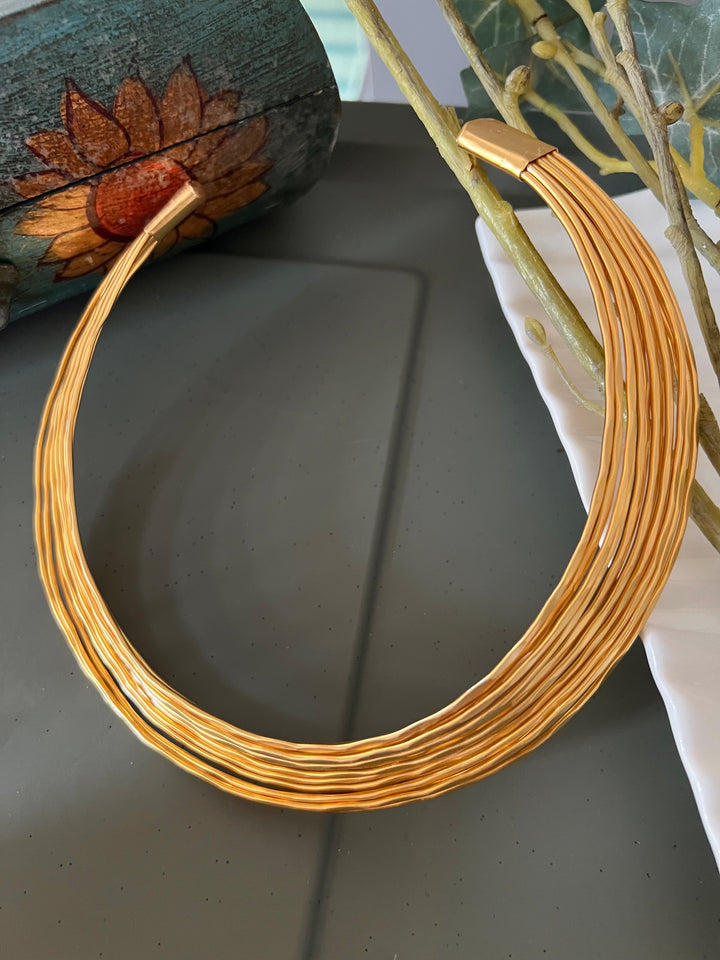 Artisan Crafted: Premium Designer Hasli Necklace