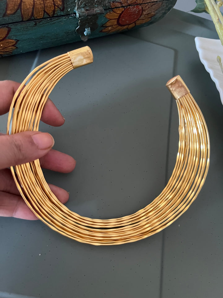 Artisan Crafted: Premium Designer Hasli Necklace