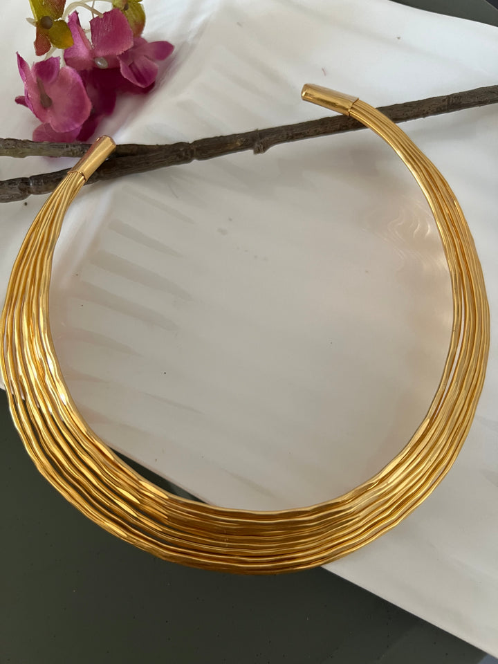 Artisan Crafted: Premium Designer Hasli Necklace