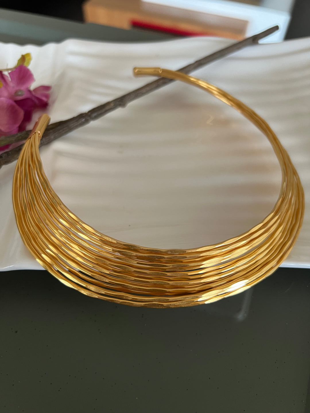 Artisan Crafted: Premium Designer Hasli Necklace