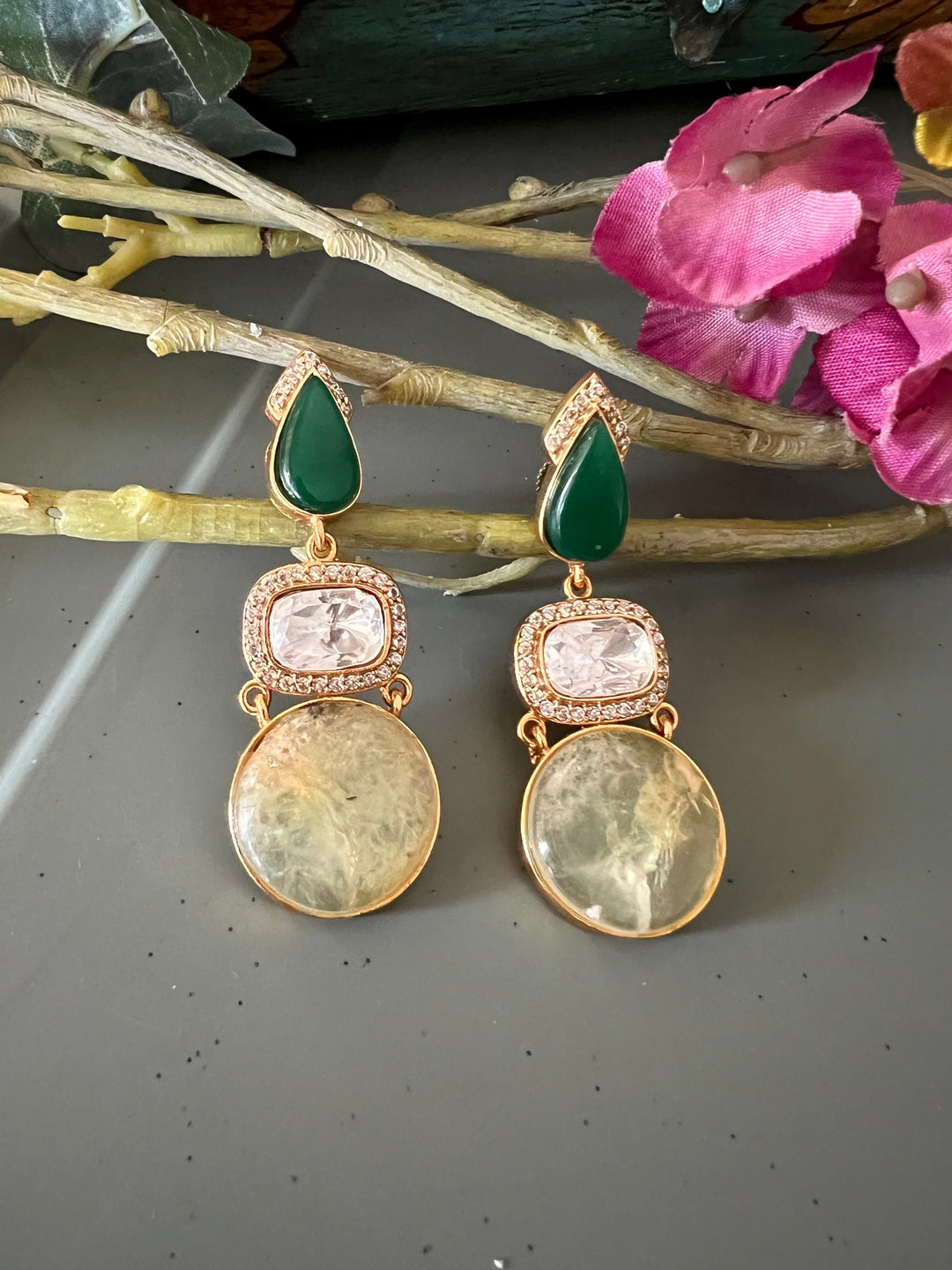 Polki Kundan Earrings - Premium Quality, Exquisite Craftsmanship