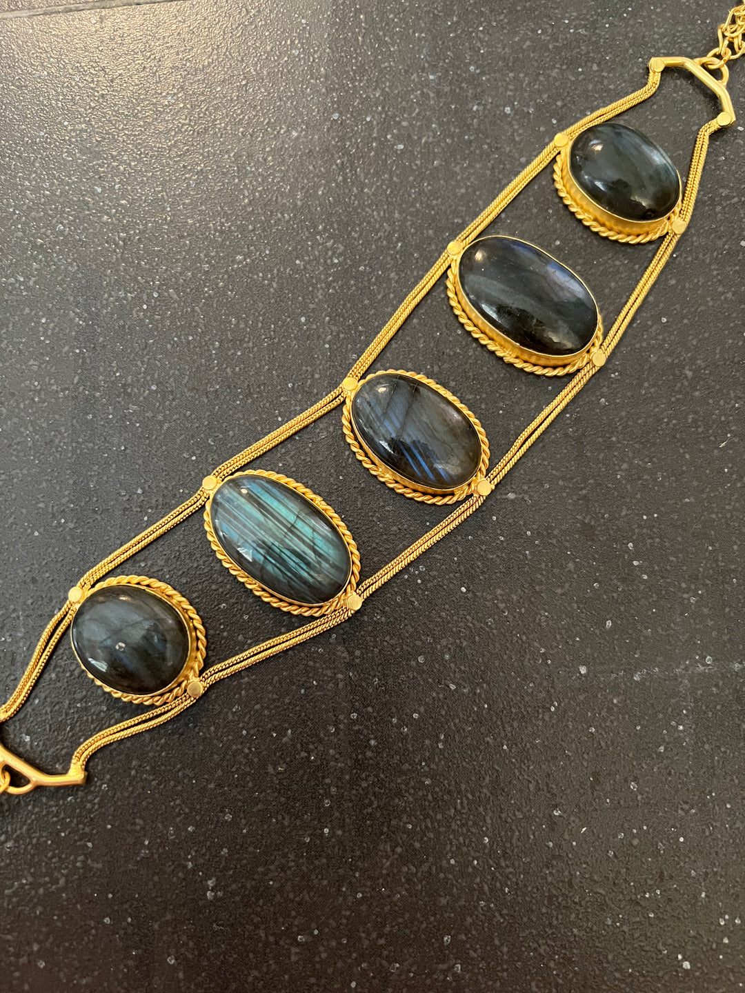 Statement Labradorite Choker / One of a kind Jewellery/ Indian Choker